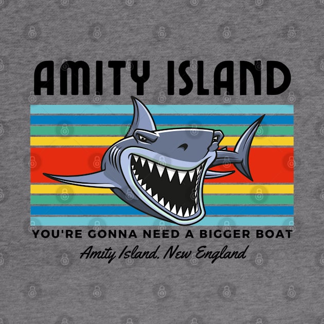 Amity Island Shark Bite by Teessential